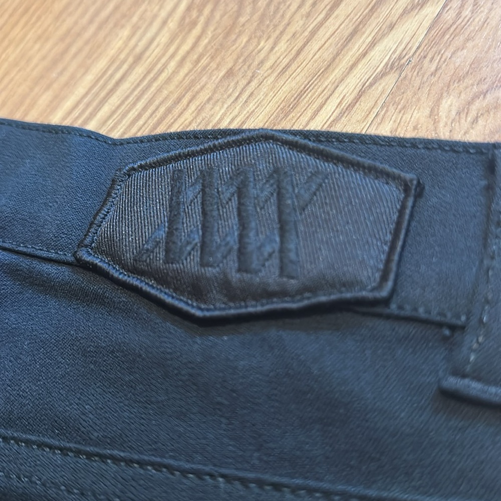 Men's Black Jean Shorts - Picture 6 of 7